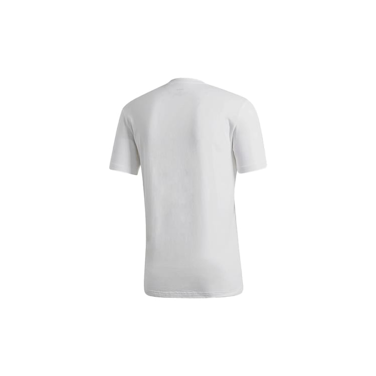 Adidas T Shirts Men's White Crew Neck Moderate Straight Fit EI4587