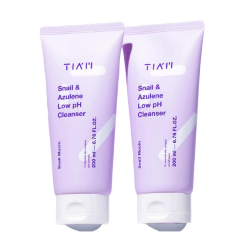 

TIAM Snail & Azulene Low pH Cleanser 200ml × 2