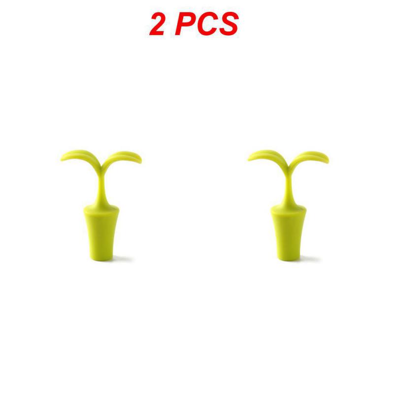 Flower Silicone Wine Bottle Stopper Wine Beer Champagne Bottle Leak-proof Sealing Cork Cork Convenient Kitchen Bar Accessories