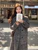 Temperamentvoller übergroßer koreanischer französischer Hepburn-Stil grauer langer Woll-Streetwear-Übermantel
