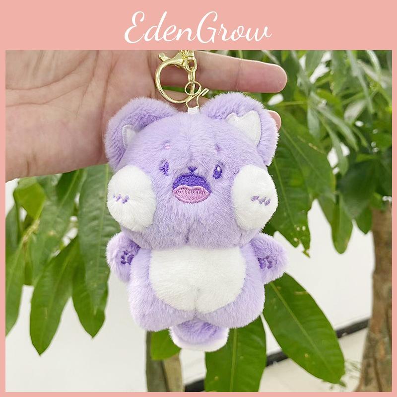 Lovable Mini Plush Cat Hanging Doll Keychain Perfect Companion For Bags And Accessories Key