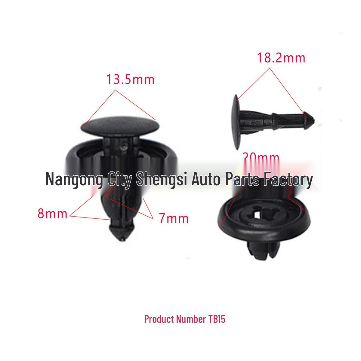 

Toyota Camry/Highlander Radiator Upper Cover Lining Buckle for BYD E6 10000