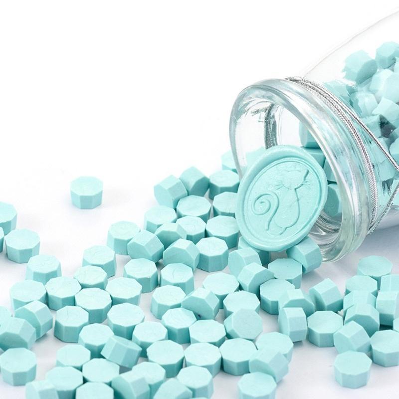  150pcs Octagonal Wax Seal Stamps Scrapbook Material Sealing Wax DIY Craft Decoration Birthday Wedding Stamp