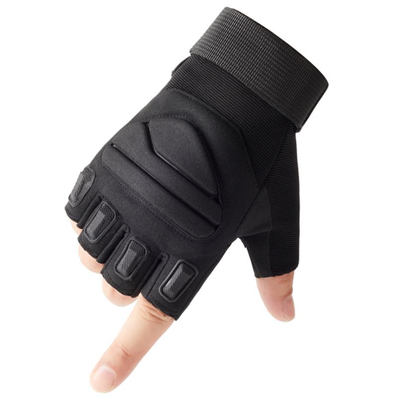 Tactical Gloves Outdoor Cycling Men and Women's Sports Fitness Training Non Slip Breathable Wear-resistant Performance Half Finger Gloves
