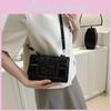 Street Style Chic Handbag For Daily Use With Single Strap And Cell Phone Pocket