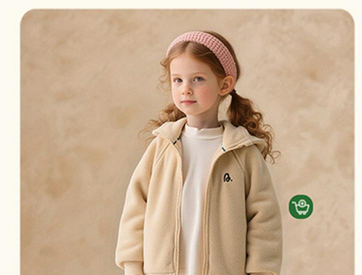2025 Winter Fleece Hooded Jacket for Boys and Girls