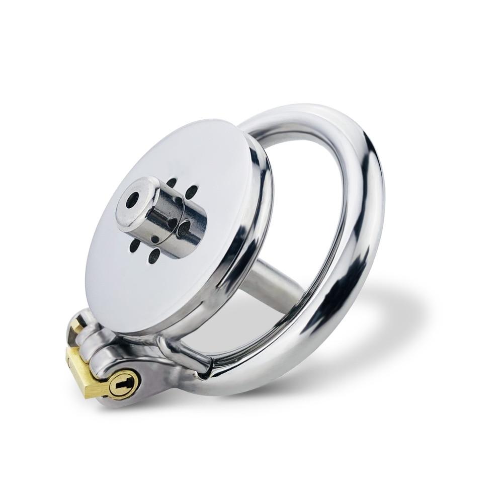 Kovový pánský zámek na penis močová trubice zámek CB zámek z nerezové oceli zámek cudnosti pro dospělé gay sexuální hračka pás cudnosti na penis