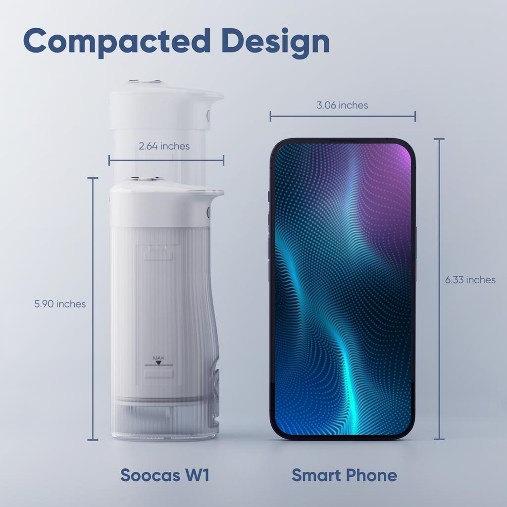 Oral Irrigator USB Rechargeable Water Flosser Portable Dental 4 Nozzles Water Jet Teeth Cleaner