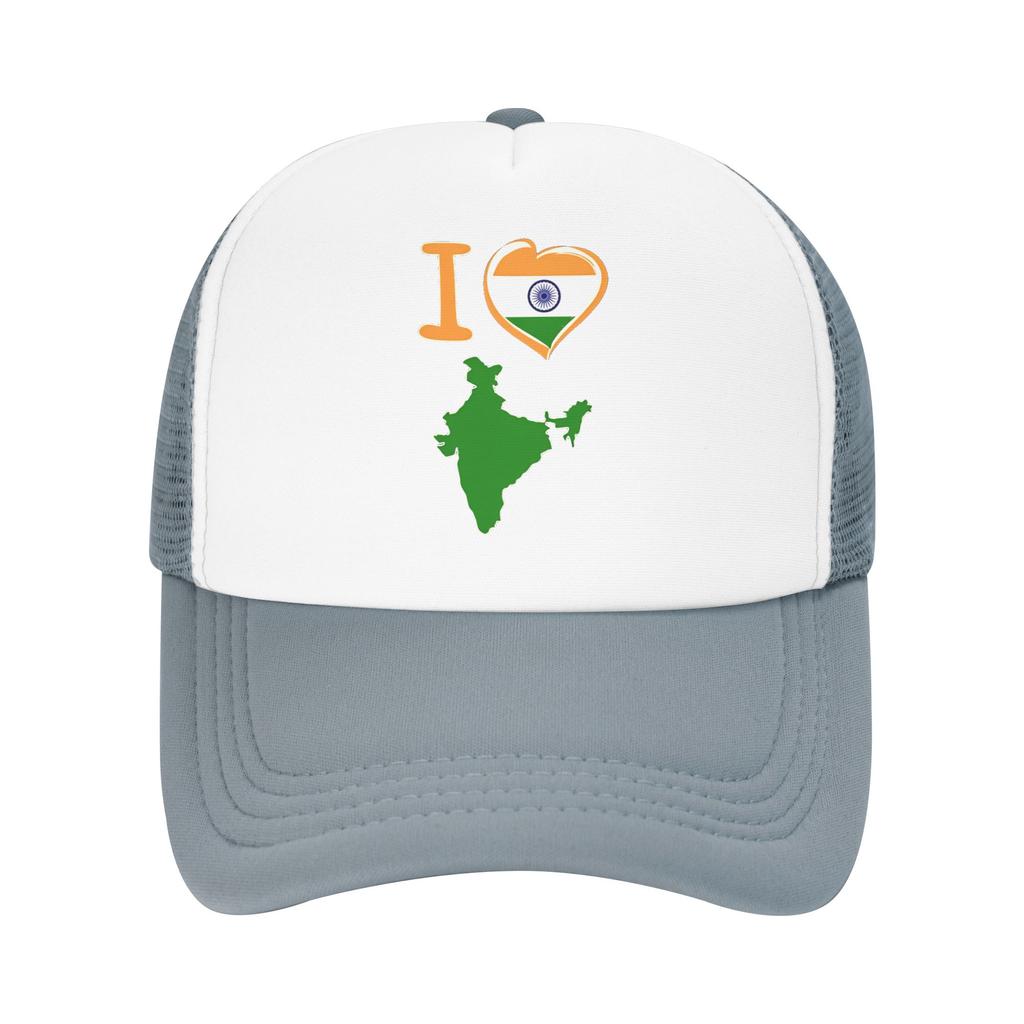 Summer Sun Hats I Love India Tricolor Heart Map Baseball Cap Sun  Dropshipping Print Hip Hop Hats Unisex Adult Rock Baseball Caps