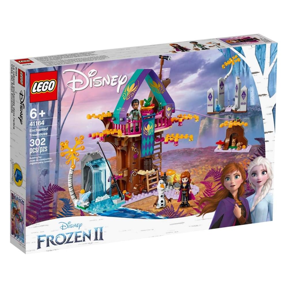 LEGO Disney Princess Anna and Elsa Magical Treehouse Set 41164 Building Blocks for Kids