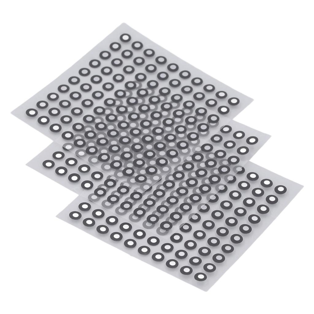 3 Sheets Scanner Positioning Points 3D Scanning Reflective Film Sticker Reference Marking Point 3mm ID 6mm OD