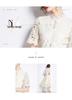 Noblewoman Lace Summer Dress: Elegant Crochet Embroidery for a Lady-like Temperament