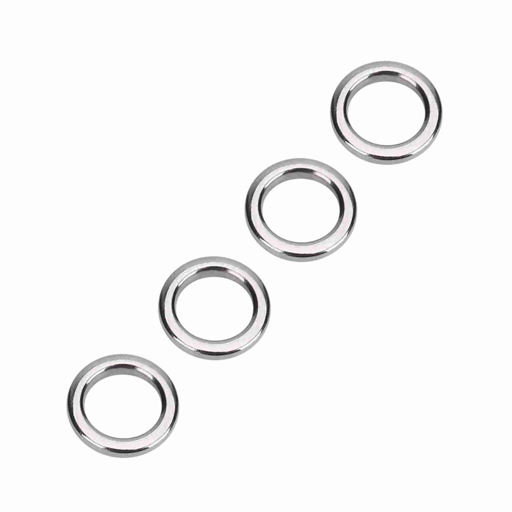 

High Strength Fishing Split Rings Stainless Steel Fishing Rings Saltwater Fishing 50pcs4.8*7.6mm