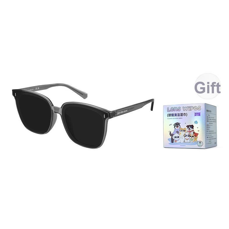 Calvin Klein Square Sunglasses With Logo Design For UV Protection Unisex sunglasses CKJ25637SLB