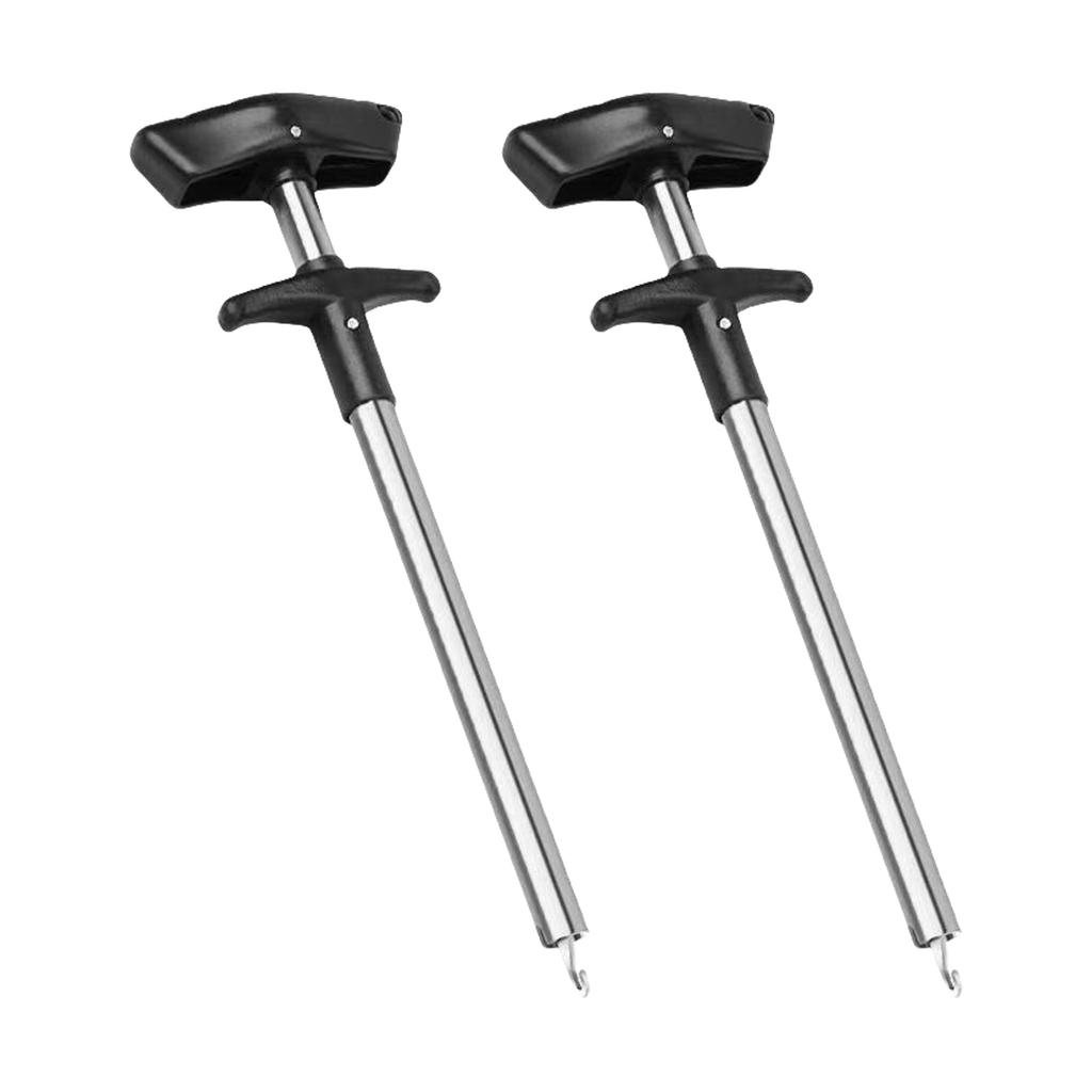 2Pcs Fish Dehooker Fishing Hook Separator Aluminum Unhook Extractor Fishing Gear Squeeze Out Fish Hook Remover Tools