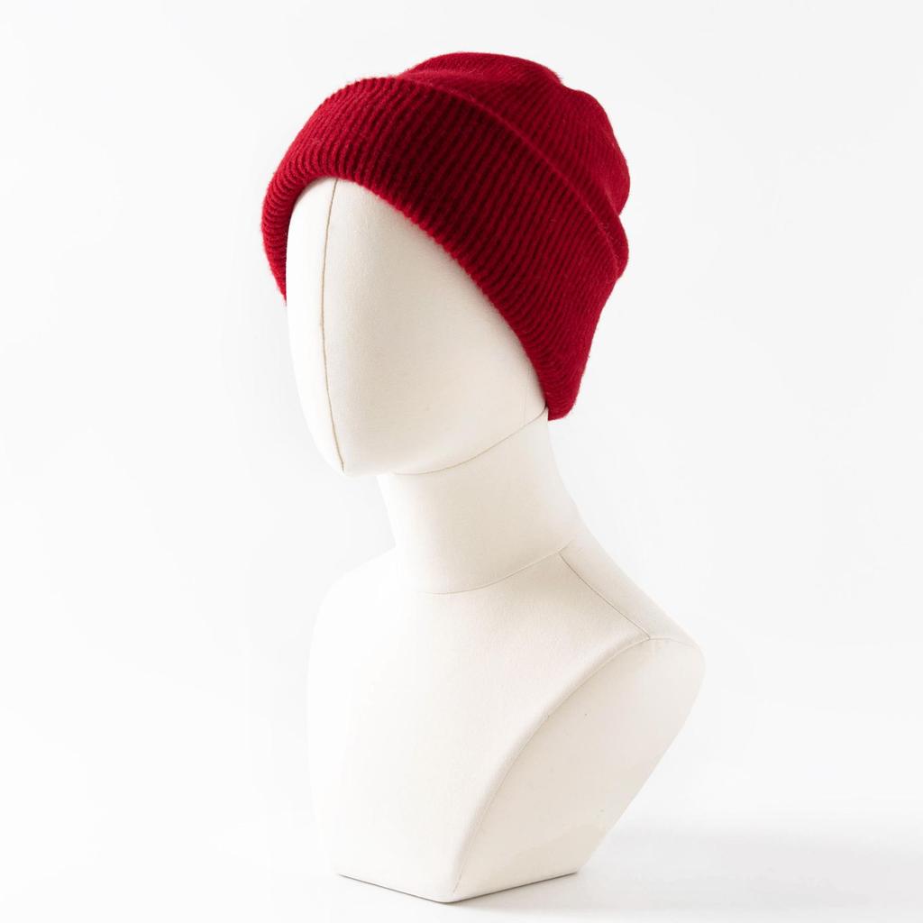 Unisex Herbst-Winter Koreanischer Stil Trendige Gestrickte Wollmütze - Vielseitig, Warm, Einfarbig, Lässiger Stil