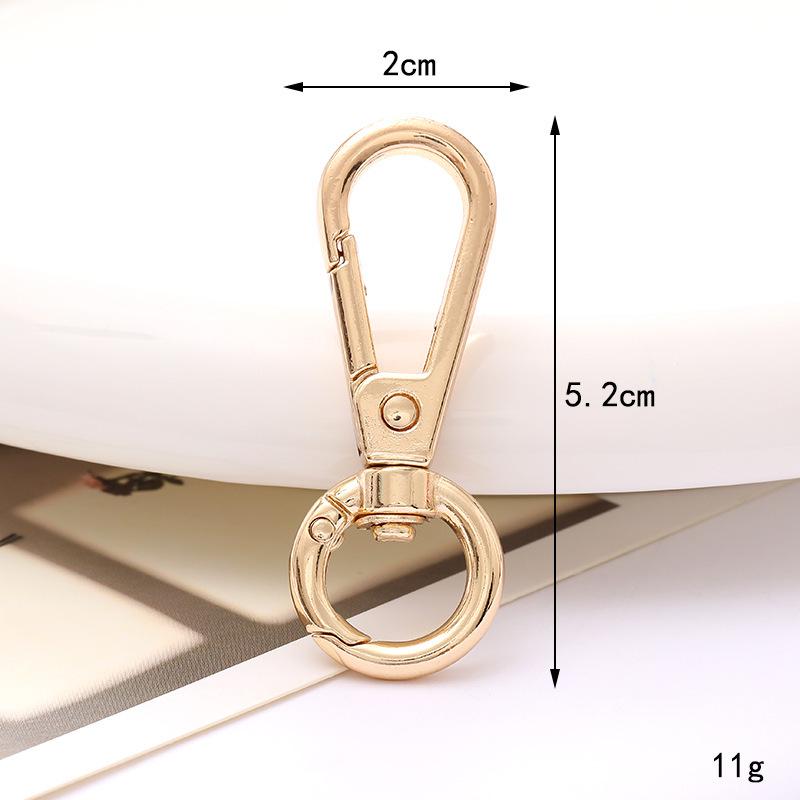 

Цинковый сплав пружинное кольцо карабин застежка брелок аксессуар для обуви Key Ring