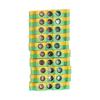 50Pcs DIN Rail Mount Terminal Grounding Terminals Block for Electrical Connections USLKG‑6