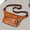 New Men's Vintage Chest Bag Waterproof Large Capacity Crossbody Single Shoulder Bags with Sport Small Messenger Bags
