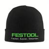 Logo Festool Chapeau Menuiserie Automne Hiver Bonnet Mode Faseter Plus Facile Plus Intelligent Casquettes Femme Homme Bonnets Tricotés Acryliques
