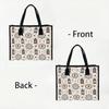 Cute Ghost Lantern Printed Tote Bag for Daily Commute Shopping Carryall Purse