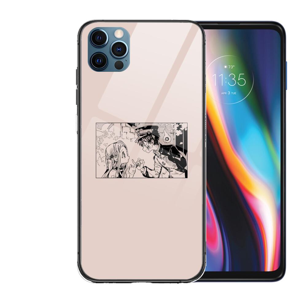 Toilet-bound Hanako-Kun Anime Glas Hülle Für iphone 13 12 11 Pro Max 12Pro XS Max XR X 7 8 Plus SE 2020 mini Hülle Gehärtete Rückseite