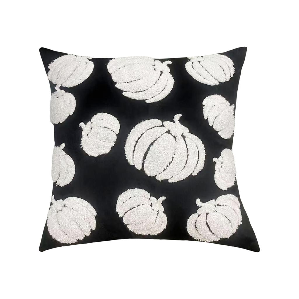 Halloween Plush Embroidered Pillowcase Living Room Sofa Party Decoration