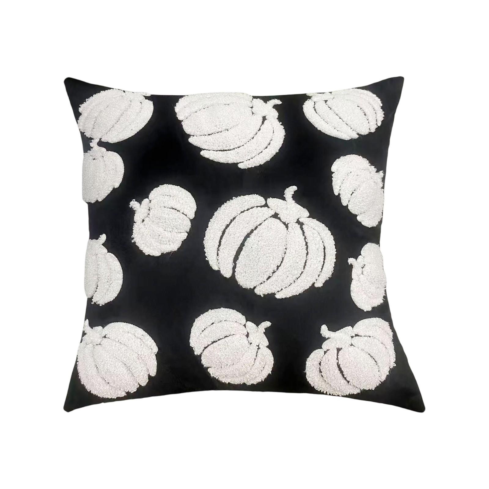 

Хэллоуин Плюшевая Вышитая Наволочка Гостиная Диван Вечеринка Украшение One Size