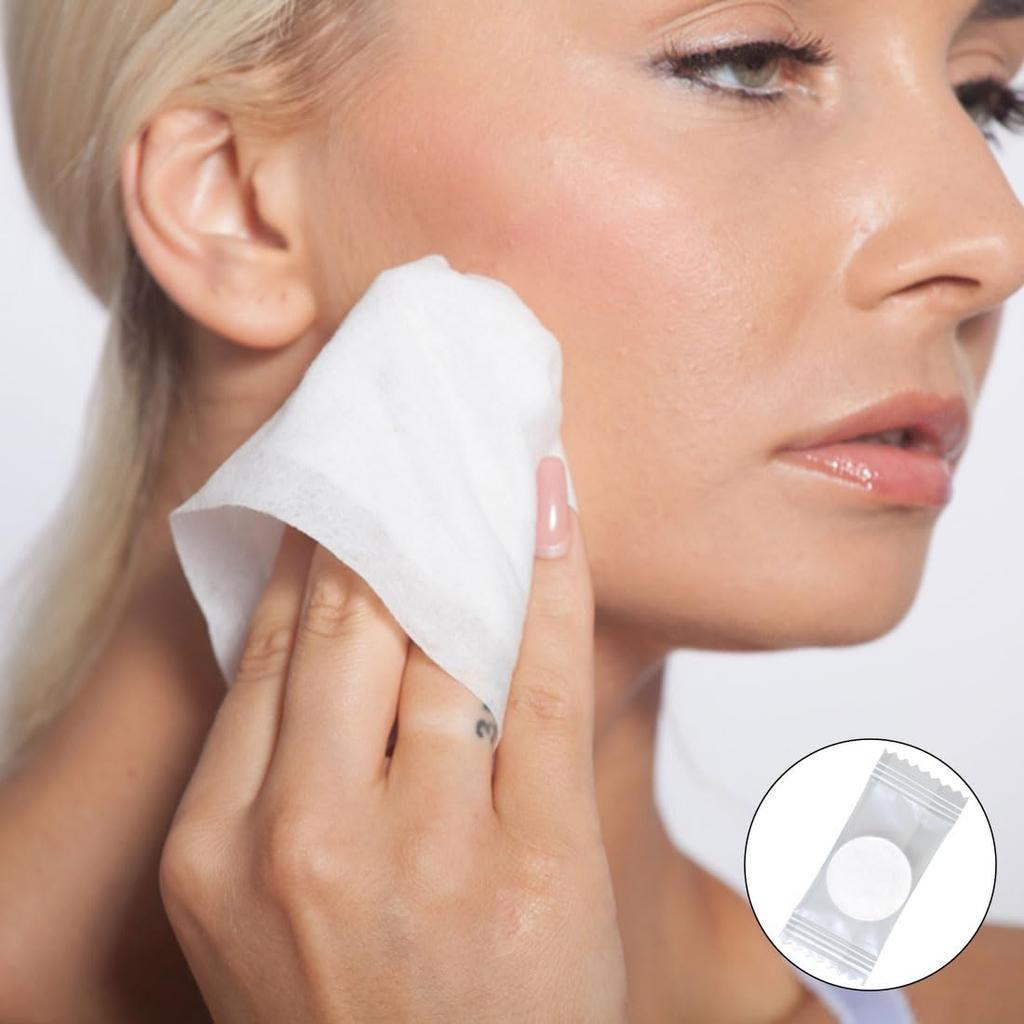 50/100/200 Compressed Towel Cotton Mini Hand Wet Wipes Sheet Towels, Suitable for Travel, Home, Beauty, Camping, Outdoor Sports