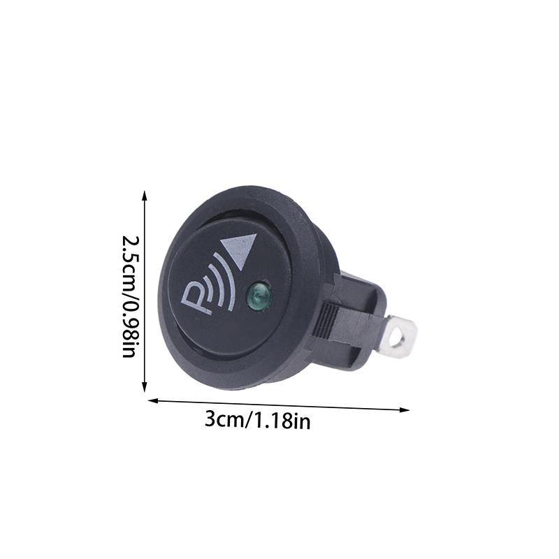 Car 3 Pin Rocker / Parking Off 12V Dc Dashboard Switch Parking Reverse Sensor Front Rear Reversing Sensors Auto Accessories