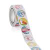 1inch 2.5cm Easter Cartoon Sticker Bunny Egg Decoration Roll Sticker Gift Sealing Happy Easter Day Holiday for small business