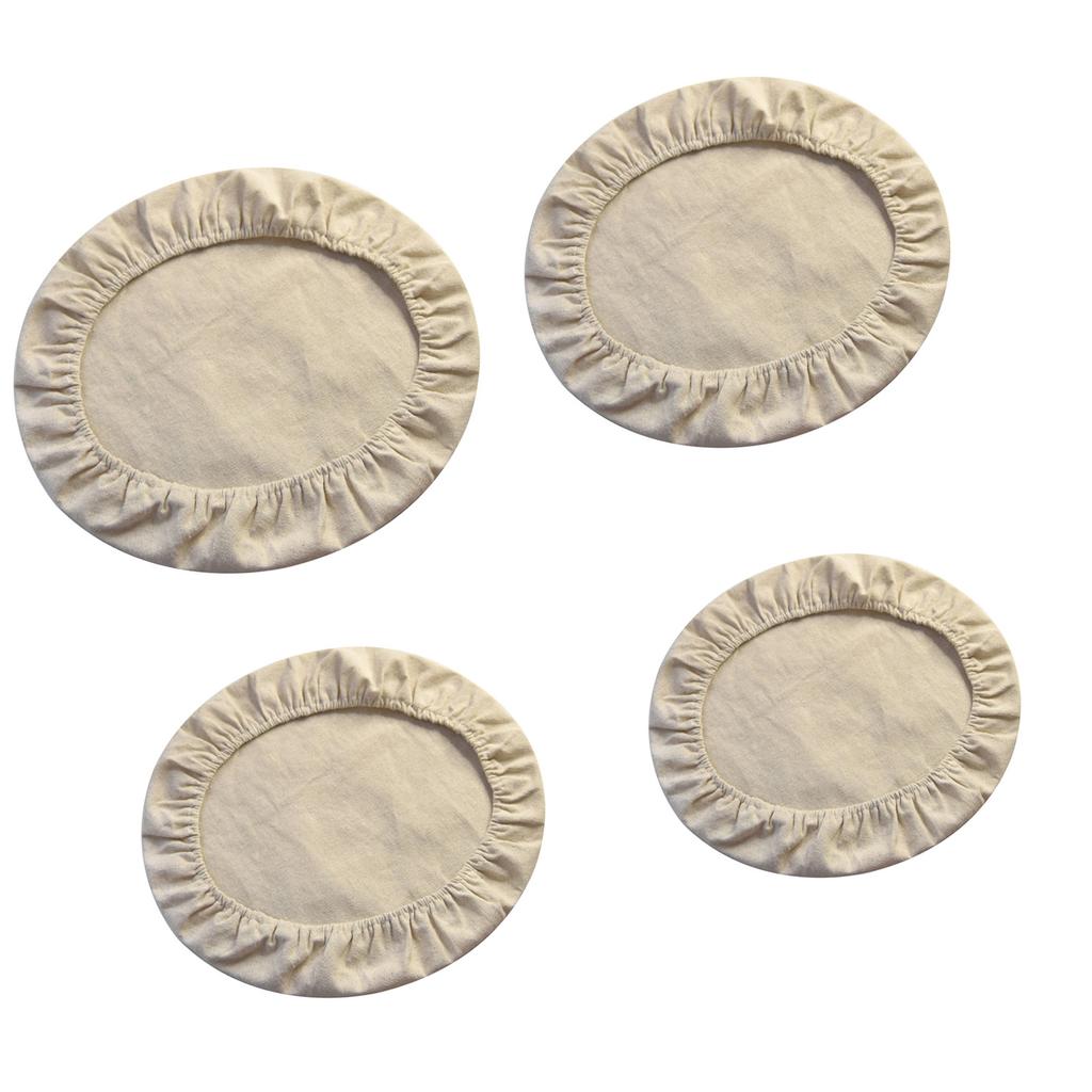Adjustable Elastic Edges Cotton Cover Fit Various Size Fermentation Jars Petri Dishes and Kitchen Bowls
