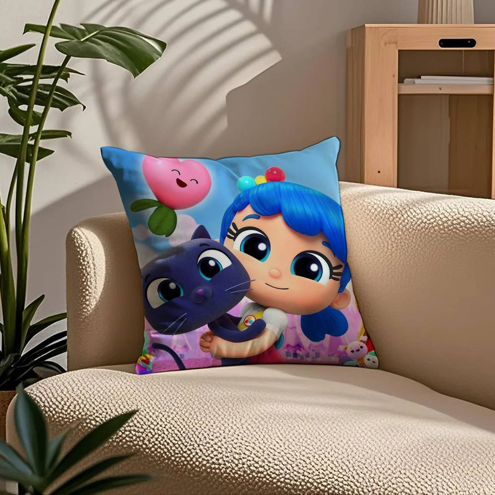 True R-Rainbow-W K-Kingdom Pillow Case Comfort Sofa Bed Silky elegant Invisible zipper Custom Decorative cushion cover