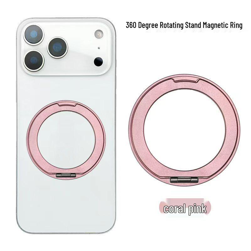 360° Rotating Magnetic Phone Holder & Ring Stand