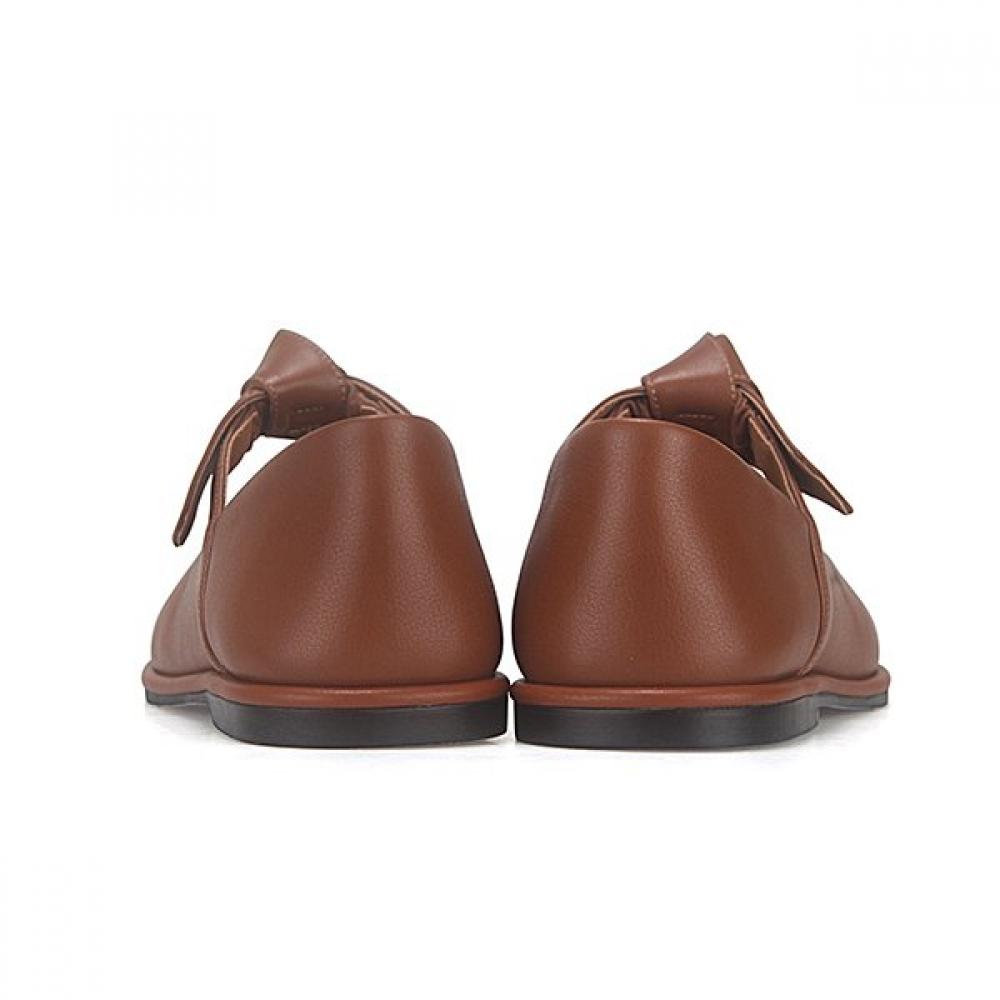 BARBARA Lambskin Ribbon Mary Jane Flat 1cm Bbj135cm