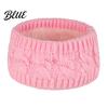 Cold Weather Ear Protection Winter Knitted Headband for Women Soft Fleece Lined Thermal Hair Outdoor Sports Warmer Band Thickened Plush Elastic Band