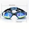 1pc Large Frame Swimming Goggles With Earplugs Waterproof Anti-fog Adult Swimming Glasses Swim Eyewear