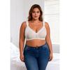 Wireless Lace Ultra Thin Plus Size Bra For Big Chest Push Up