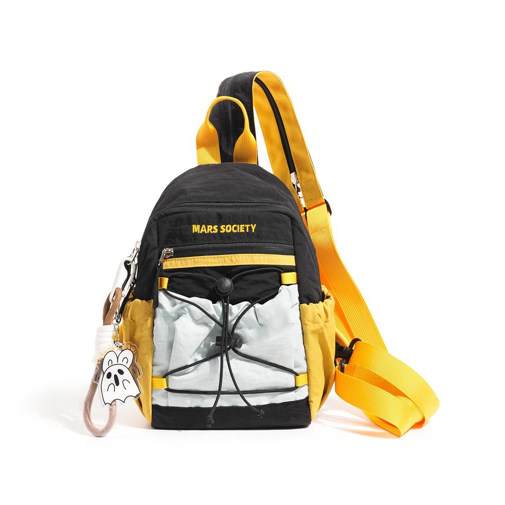 Schoolbag simple contrasting color leisure travel small capacity outdoor mountaineering portable travel backpack lightweight backpack