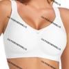 Plus Size Seamless Wireless Bra With Jelly Gel Padding 3/4 Cup Soft Support Daily Comfort