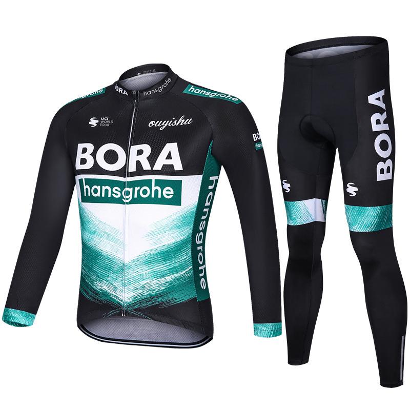 Sky Cycling Suit Long-sleeved Suit Men's Slim Mountain Road Bike Spring Summer Autumn Cycling Shirt Breathable Sun Protection