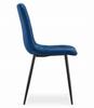 TURIN chair - navy blue velvet x 4