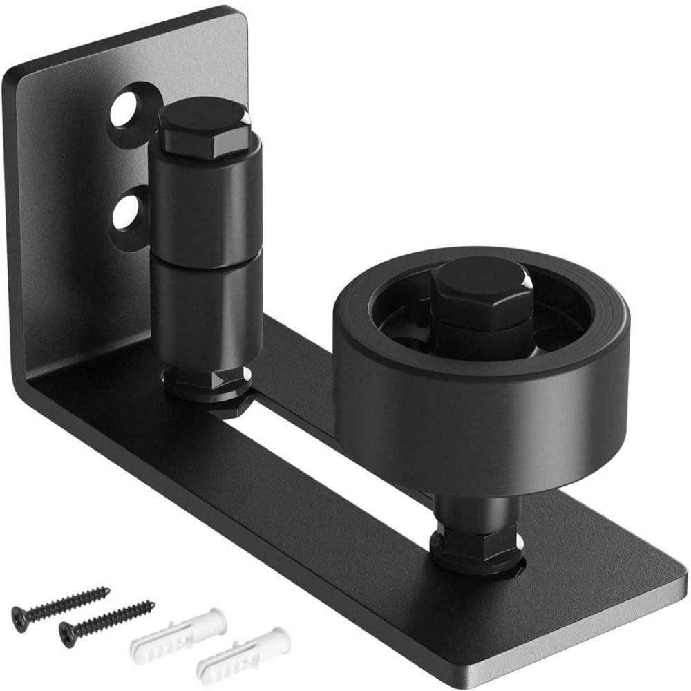 Stay Roller Door Slides Rails Adjustable Sliding Barn Bottom Sliding Door Guide  for Barn Door