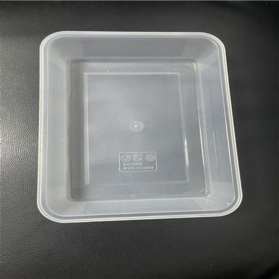 Transparent Acrylic Rectangular Cold Dish Display Tray for Spicy Hot Pot and Vegetables