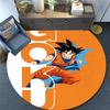 Goku pattern round rug,Carpet Rug for Living Room Bedroom Playroom ,Non-slip Floor Mat,Holiday Gifts and Birthday Gifts.