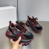Zhao Ruth's father shoes flame color matching Forrest Gump shoes 22 autumn new European running shoes