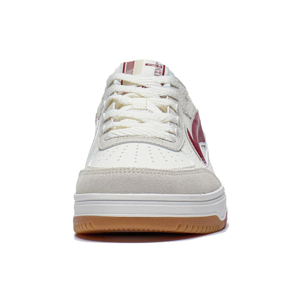 New LiNing Tianji 2.0 Anti Slip Wear Resistant Low Top Skateboard Shoes Men's White Gray Red AGCT211-6