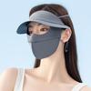 MEET SUNNY Summer UV Protection Ice Silk Face Visor