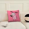 Cartoon C-C-ourage The C-Cowardly Dog Decoration Room Home Sofa living Office Car Nordic Simplicity Pillow Cover