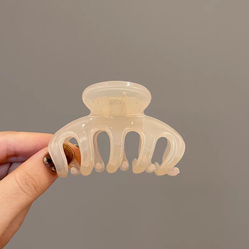 Korean Leopard Print Bow Hair Claw: Extra Large High-End Half Updo Clip for Women